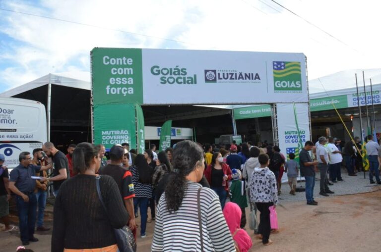 “Gracinha Caiado lidera Mutirão em Luziânia com centenas de serviços gratuitos à população”