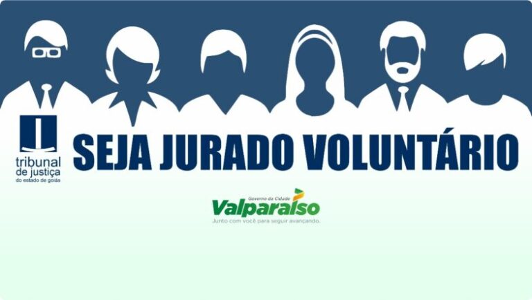 TRIBUNAL DE JUSTIÇA RECRUTA JURADOS VOLUNTÁRIOS PARA COMARCA DE VALPARAÍSO