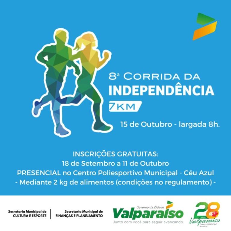 8ª Corrida da Independência Agita o Calendário Esportivo de Outubro