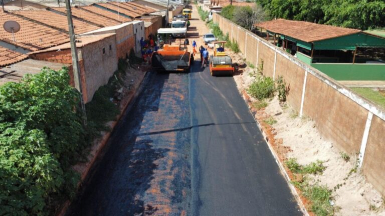 Pavimentação Asfáltica Transforma Rua Tupi, no Setor de Chácaras Anhanguera, em Valparaíso de Goiás