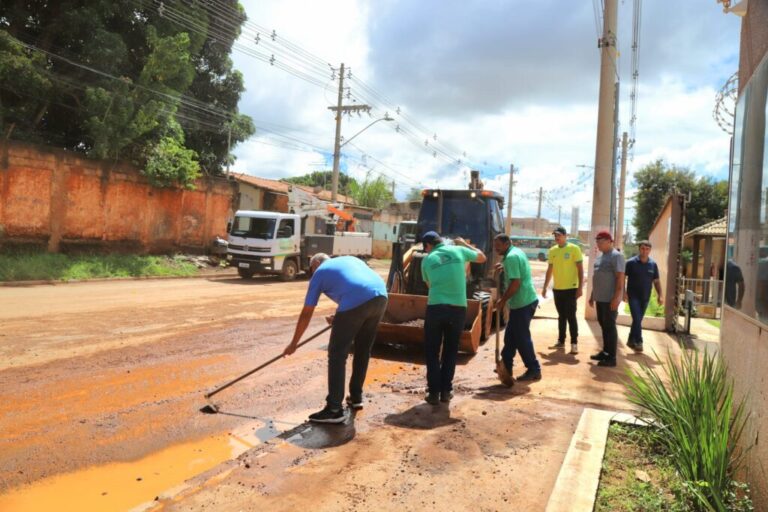 Ações de Infraestrutura Realizadas pela Pasta Durante o Fim de Semana