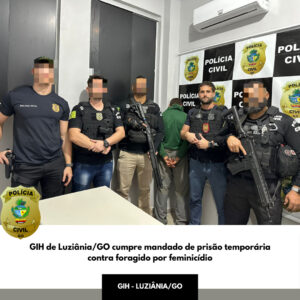 48 Horas Após o Crime: Polícia Civil de Goiás Prende Autor de Feminicídio em Luziânia