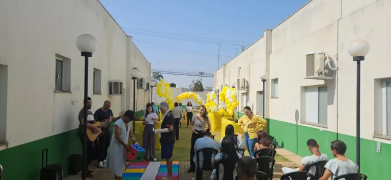 Hospital de Luziânia promove gincana para pacientes em campanha de prevenção à saúde mental