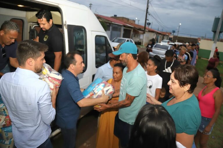 Natal do Bem Distribui Cestas Básicas e Fortalece Solidariedade na Vila Guaíra em Valparaíso de Goiás