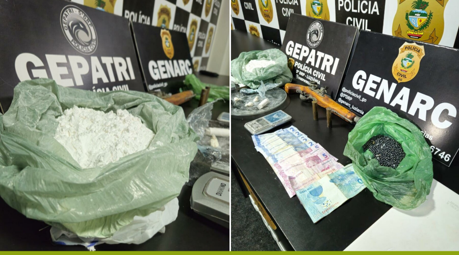 Polícia Civil prende dupla que usa distribuidora de bebidas como fachada para tráfico de drogas
