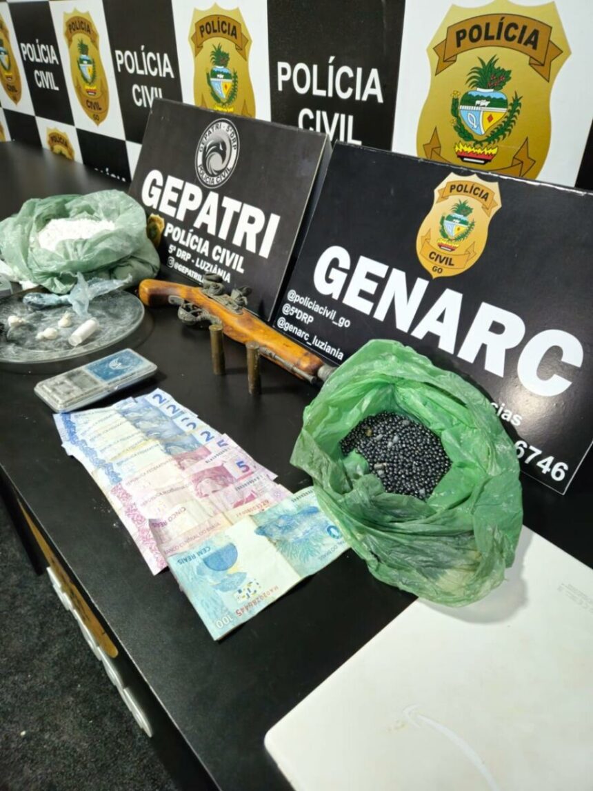 Polícia Civil desmantela fachada de distribuidora e prende dupla por tráfico em Luziânia