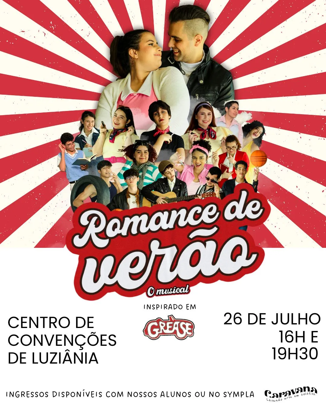 No momento, você está visualizando Luziânia estreia o musical Romance de Verão inspirado em Grease