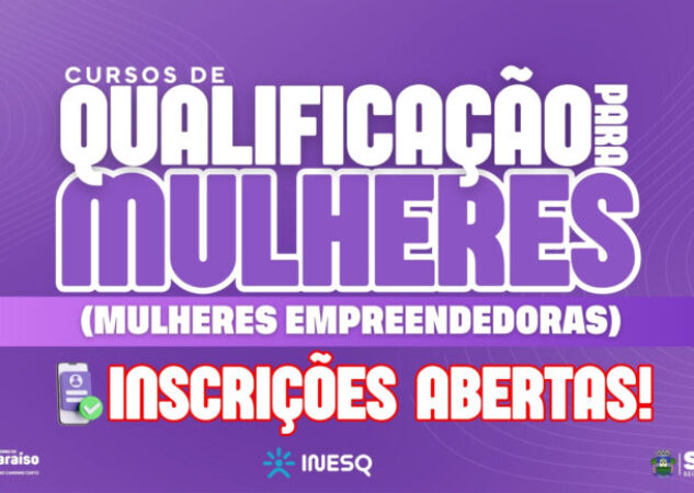 Valparaíso abre inscrições para cursos grátis de qualificação a mulheres empreendedoras