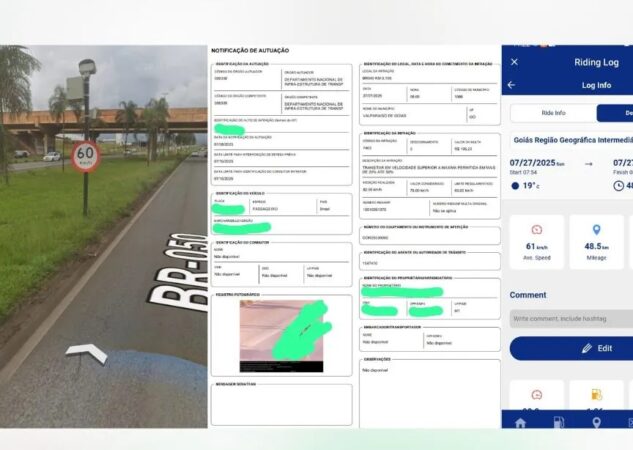 Novas denúncias de multas indevidas em radares da BR-040 entre Luziânia e Valparaíso