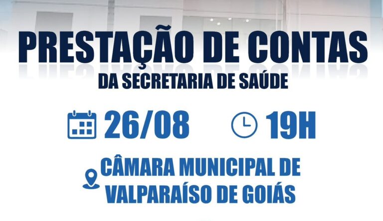 Leia mais sobre o artigo Secretaria de Saúde de Valparaíso apresenta prestação de contas na Câmara Municipal