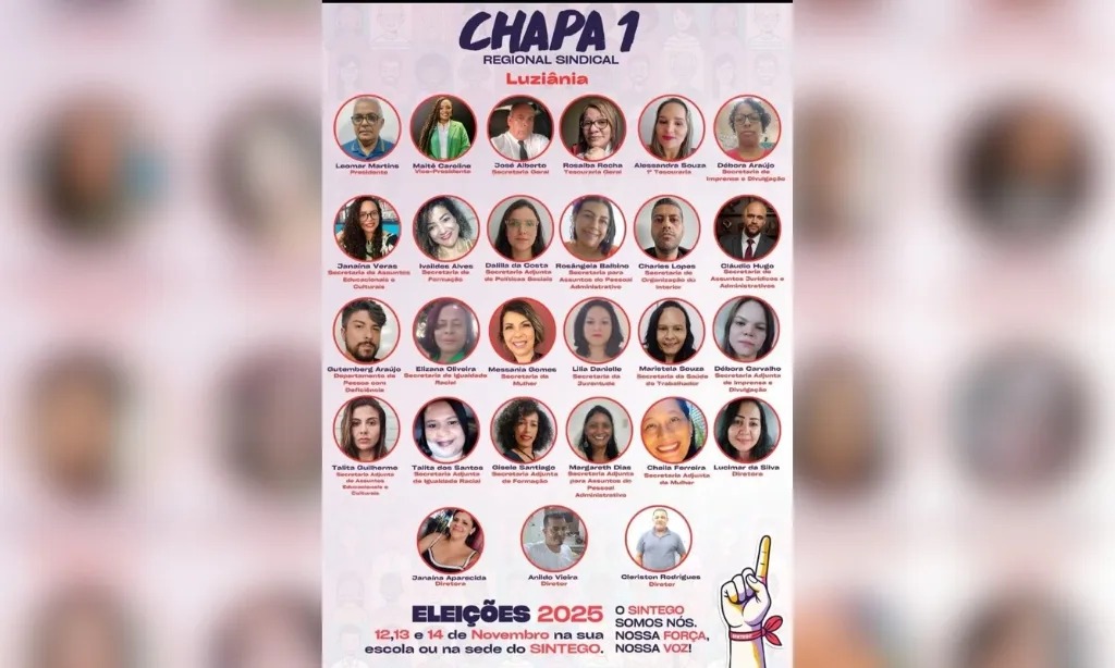 No momento, você está visualizando Servidores de Luziânia elegem Chapa 1 e encerram intervenção de 180 dias no SINTEGO
