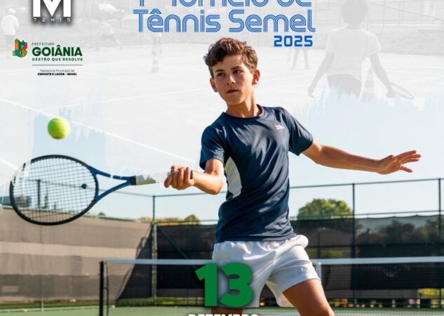 Goiânia promove 1º Torneio de Tênis “Pratique Saúde” no Parque Odilon Soares