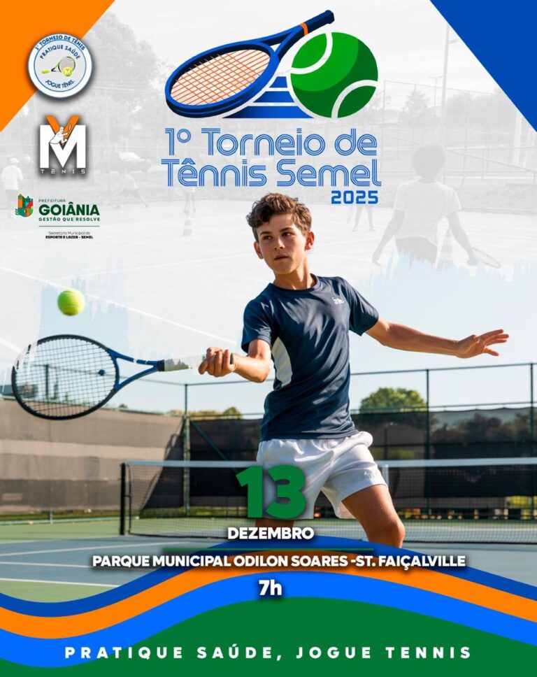 Leia mais sobre o artigo Goiânia promove 1º Torneio de Tênis “Pratique Saúde” no Parque Odilon Soares