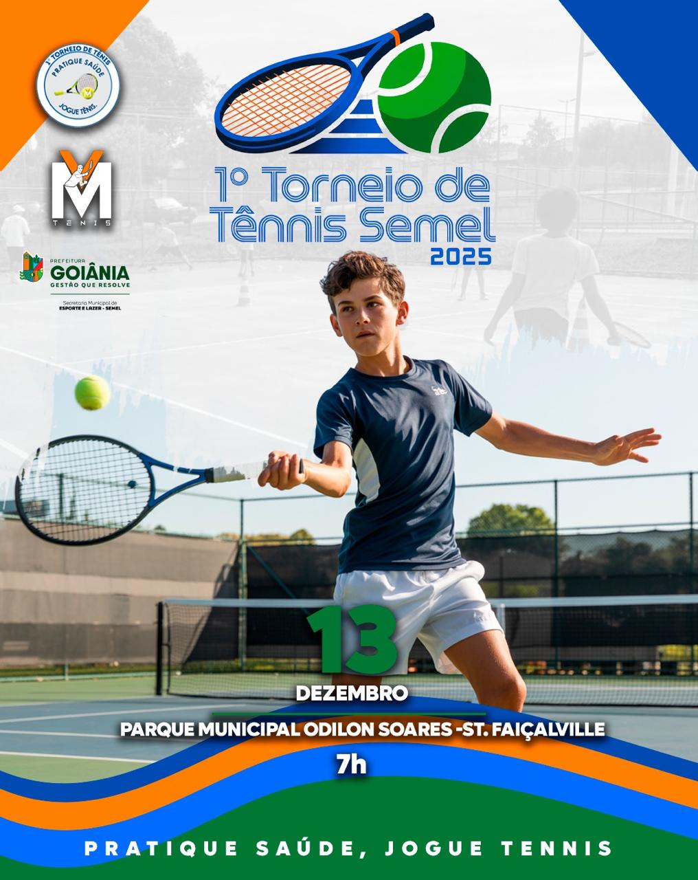 No momento, você está visualizando Goiânia promove 1º Torneio de Tênis “Pratique Saúde” no Parque Odilon Soares