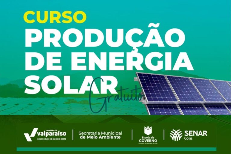 Leia mais sobre o artigo CURSO GRATUITO DE PRODUÇÃO DE ENERGIA SOLAR ABRE VAGAS EM VALPARAÍSO