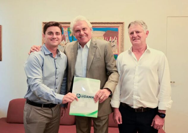 Prefeito Diego Sorgatto articula com governador Caiado implantação de unidade do COTEC em Luziânia