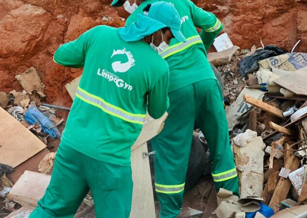 Consórcio Limpa Gyn retira mais de 210 mil toneladas de entulhos em 2026