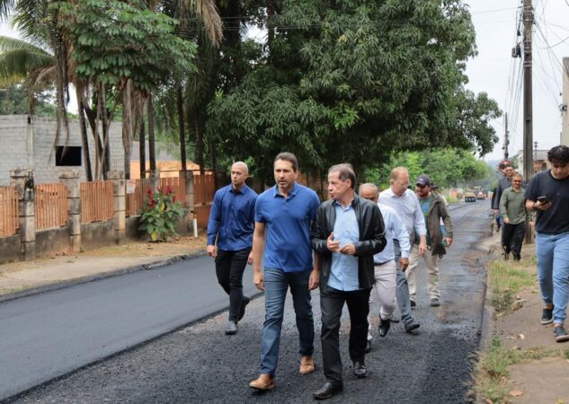 Prefeitura inicia recapeamento em Aparecida de Goiânia uma semana após lançamento do programa Pra Frente Aparecida