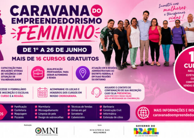 CARAVANA DO EMPREENDEDORISMO FEMININO OFERECE 16 CURSOS GRATUITOS PARA MULHERES EM VALPARAÍSO