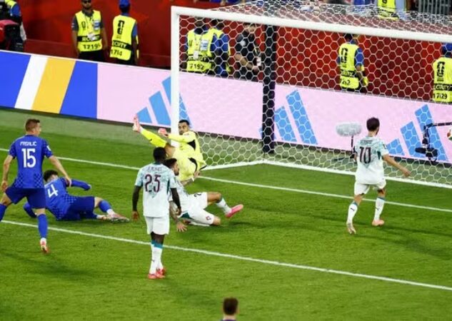 Tecnologia decisiva: chip na bola detectou toque que anulou o gol da Croácia e classificou Portugal