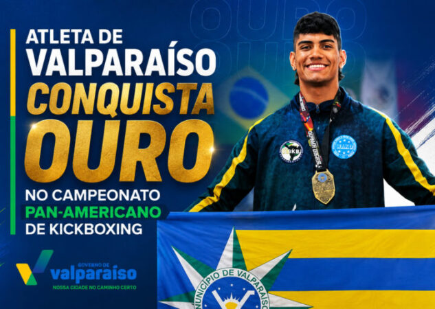 Atleta de Valparaíso conquista ouro no Pan‑Americano de Kickboxing e garante vaga na seleção