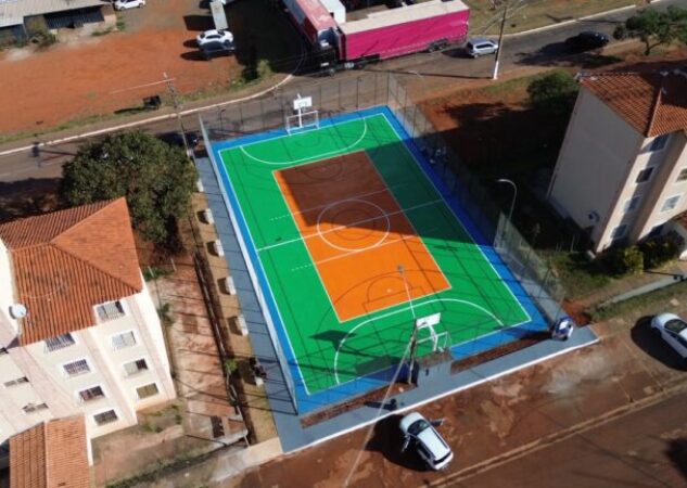 QUADRA POLIESPORTIVA DA CIDADE JARDINS É ENTREGUE À POPULAÇÃO DE VALPARAÍSO