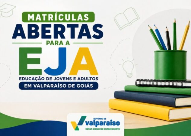 Valparaíso abre matrículas para EJA em quatro escolas municipais
