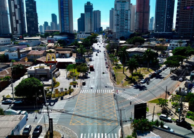 Goiânia: binário nas T-10 e T-55 reduz tempo de viagem no Setor Bueno, dizem motoristas