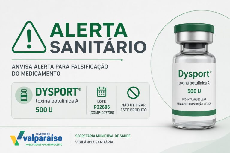Leia mais sobre o artigo Anvisa identifica lote falsificado de Dysport; apreensão é determinada