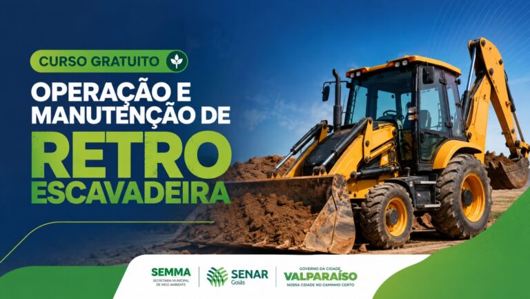 Leia mais sobre o artigo Valparaíso abre curso gratuito de operação e manutenção de retroescavadeira para comunidade rural